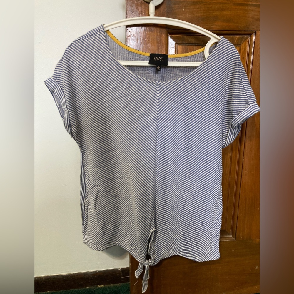 W5 Striped blouse size medium